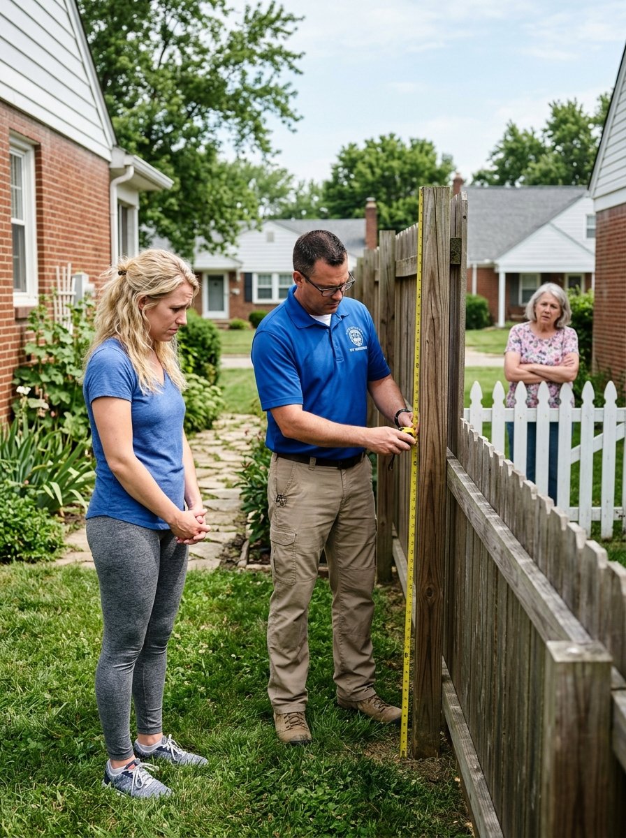 “My Neighbor Called the City Over My Fence — the Inspection Ended With Her in Tears Instead”