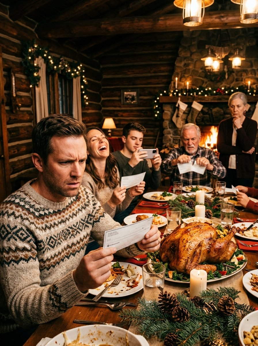 At Christmas Dinner, Grandma Handed Us Each a $6M Check. Dad Called It Fake. The Bank Manager Went Pale.