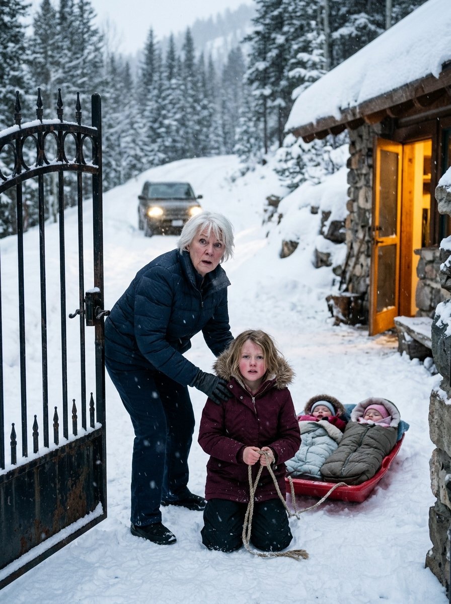 My 7-Year-Old Granddaughter Pulled Two Babies Through a Blizzard to My Gate. Her Whisper Chilled Me.