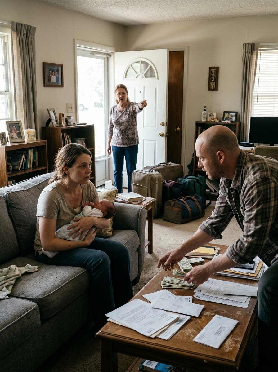 My Husband Handed Me $200 After I Gave Birth and Said Our $3 Million Home Was Sold. Then My Father’s Attorney Walked In.